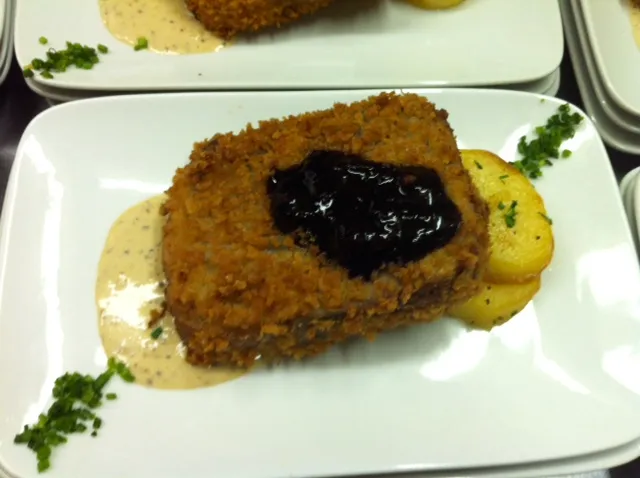 Panko Fried Duck Meatloaf