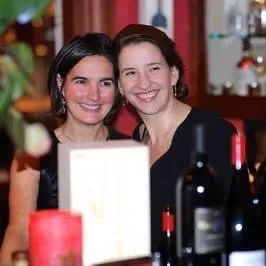 Inez with Co-Worker at Windows on the World
